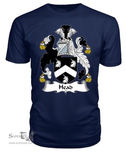 ScotsTee Head Coat Of Arms Family Crest British Fleet T Shirt