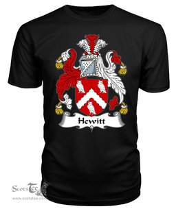 ScotsTee Hewitt Coat Of Arms Family Crest British Fleet T Shirt