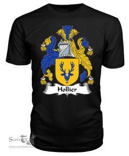 ScotsTee Hollier Coat Of Arms Family Crest British Fleet T Shirt