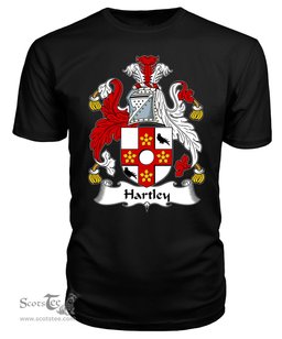 ScotsTee Hartley Coat Of Arms Family Crest British Fleet T Shirt