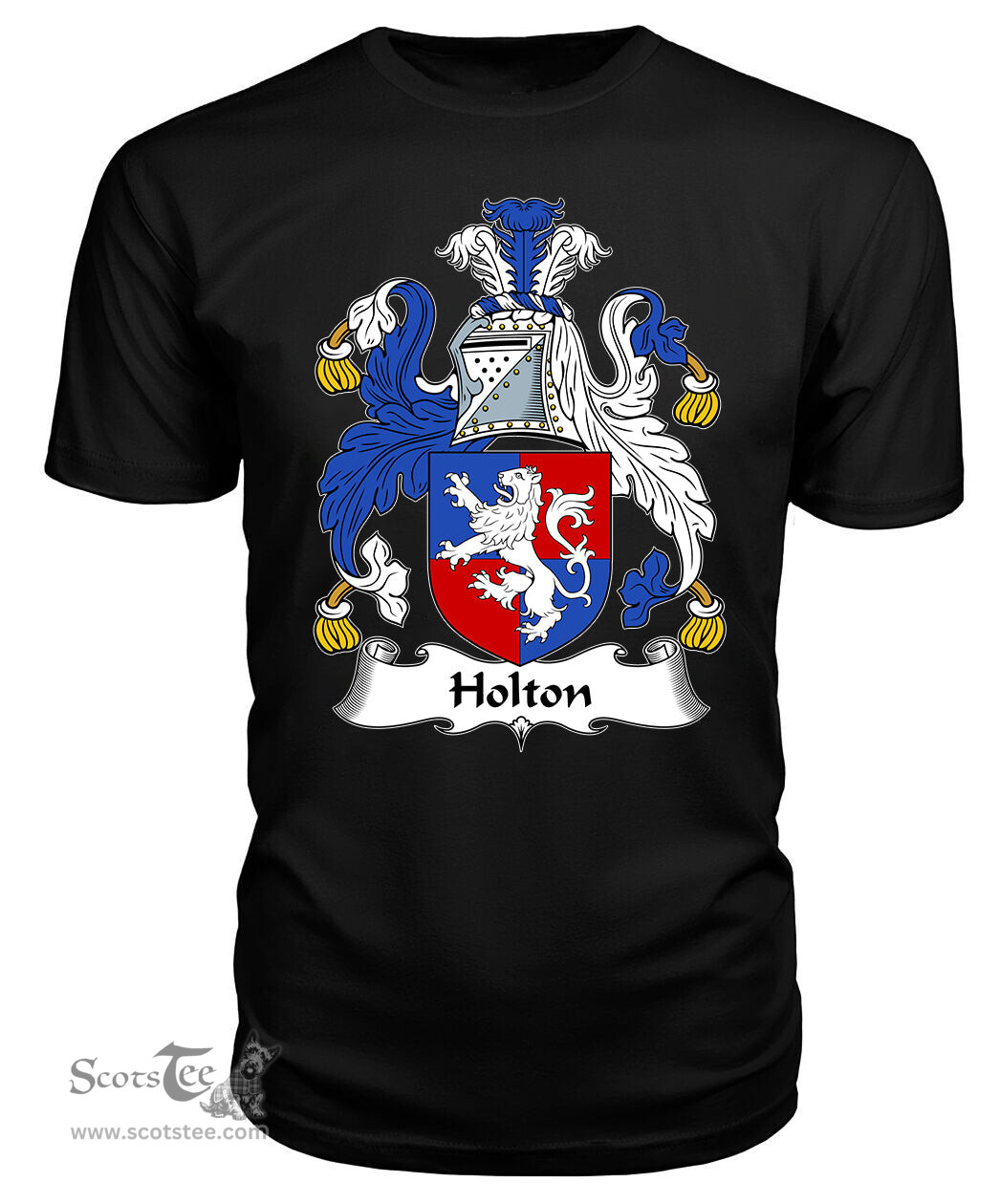 ScotsTee Holton Coat Of Arms Family Crest British Fleet T Shirt