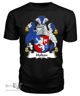ScotsTee Holton Coat Of Arms Family Crest British Fleet T Shirt