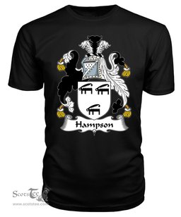 ScotsTee Hampson Coat Of Arms Family Crest British Fleet T Shirt