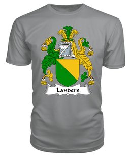 ScotsTee Lander (s) Coat Of Arms Family Crest British Fleet T Shirt