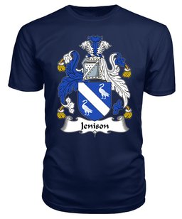 ScotsTee Jenison Coat Of Arms Family Crest British Fleet T Shirt