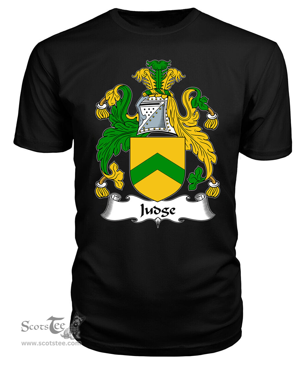 ScotsTee Judge Coat Of Arms Family Crest British Fleet T Shirt