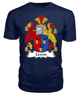 ScotsTee Lewin Coat Of Arms Family Crest British Fleet T Shirt