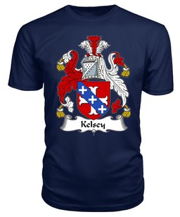 ScotsTee Kelsey Coat Of Arms Family Crest British Fleet T Shirt