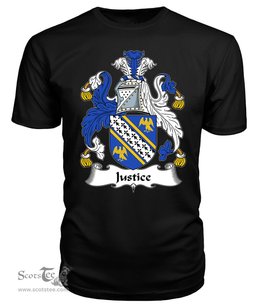 ScotsTee Justice Coat Of Arms Family Crest British Fleet T Shirt