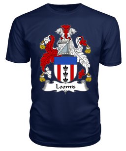 ScotsTee Lomas or Loomis Coat Of Arms Family Crest British Fleet T Shirt