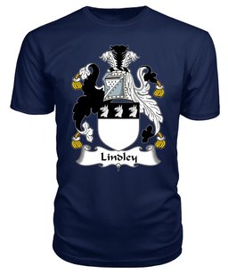 ScotsTee Lindley Coat Of Arms Family Crest British Fleet T Shirt