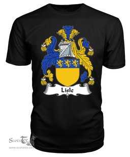 ScotsTee Lisle Coat Of Arms Family Crest British Fleet T Shirt