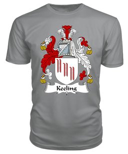 ScotsTee Keeling Coat Of Arms Family Crest British Fleet T Shirt