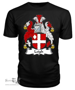 ScotsTee Leigh Coat Of Arms Family Crest British Fleet T Shirt