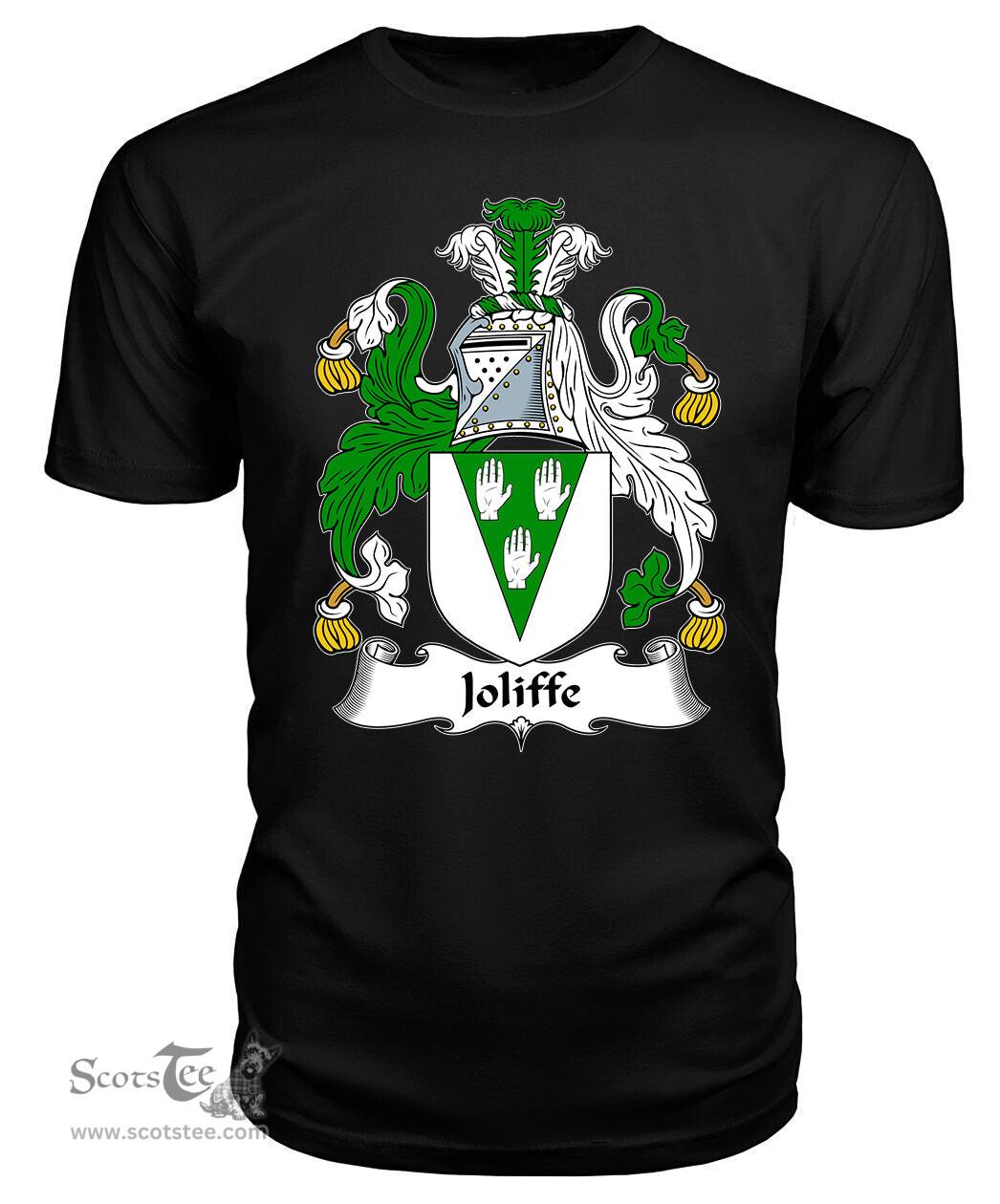 ScotsTee Joliffe Coat Of Arms Family Crest British Fleet T Shirt