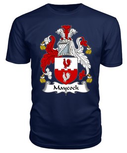 ScotsTee Maycock Coat Of Arms Family Crest British Fleet T Shirt