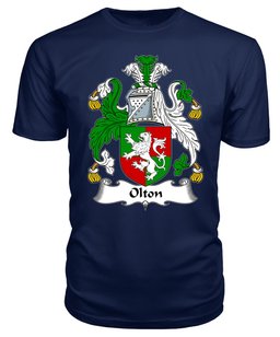 ScotsTee Olton or Owlton Coat Of Arms Family Crest British Fleet T Shirt