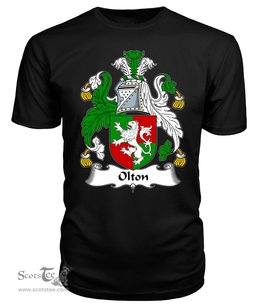 ScotsTee Olton or Owlton Coat Of Arms Family Crest British Fleet T Shirt