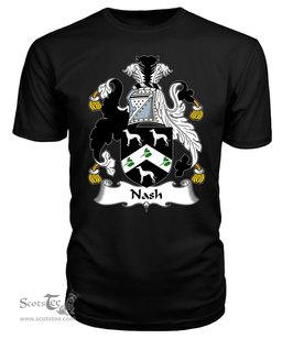 ScotsTee Nash Coat Of Arms Family Crest British Fleet T Shirt