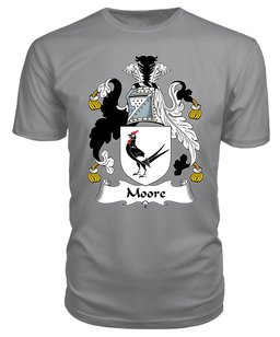 ScotsTee Moore I Coat Of Arms Family Crest British Fleet T Shirt