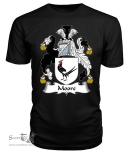 ScotsTee Moore I Coat Of Arms Family Crest British Fleet T Shirt