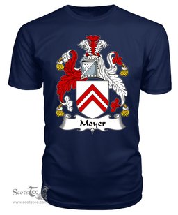 ScotsTee Moyer Coat Of Arms Family Crest British Fleet T Shirt