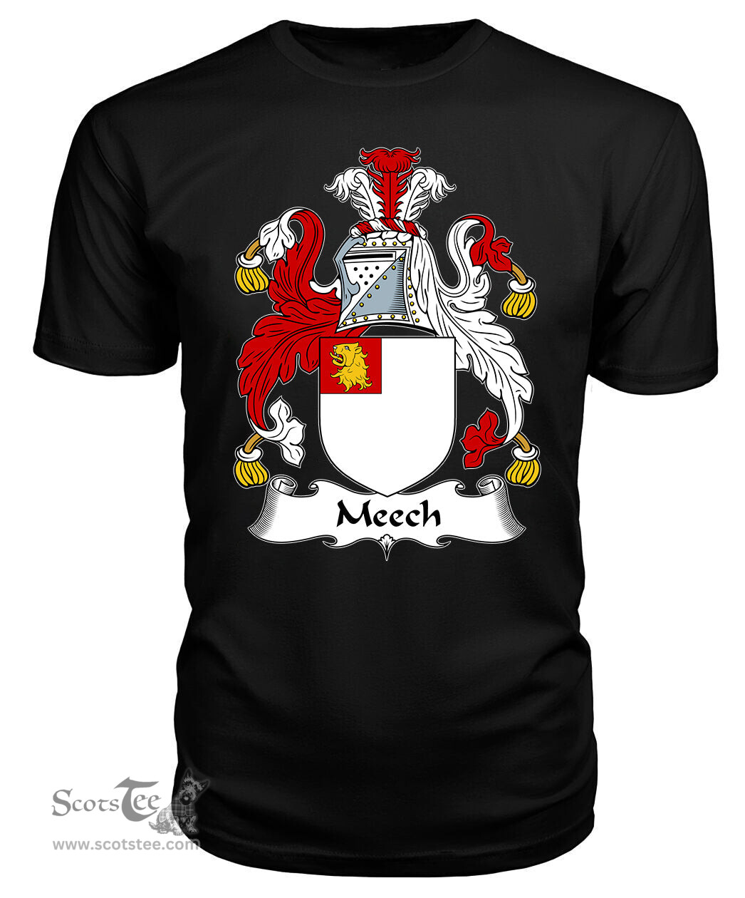 ScotsTee Meech Coat Of Arms Family Crest British Fleet T Shirt