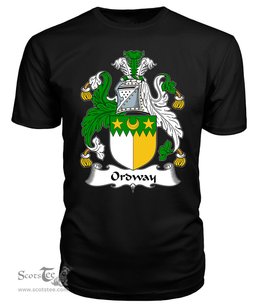 ScotsTee Ordway Coat Of Arms Family Crest British Fleet T Shirt