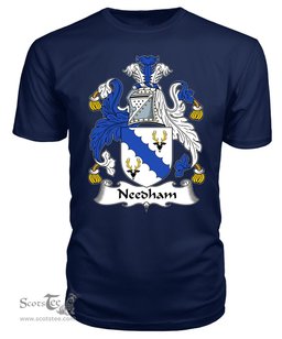 ScotsTee Needham Coat Of Arms Family Crest British Fleet T Shirt