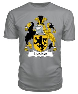 ScotsTee Ludlow Coat Of Arms Family Crest British Fleet T Shirt