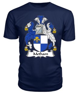 ScotsTee Metham Coat Of Arms Family Crest British Fleet T Shirt