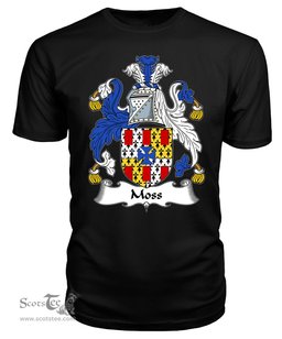 ScotsTee Moss Coat Of Arms Family Crest British Fleet T Shirt