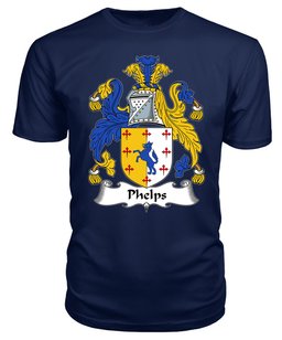 ScotsTee Phelps Coat Of Arms Family Crest British Fleet T Shirt