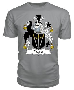 ScotsTee Paulet or Powlet Coat Of Arms Family Crest British Fleet T Shirt