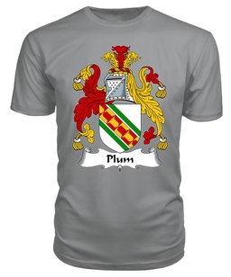 ScotsTee Plum Coat Of Arms Family Crest British Fleet T Shirt