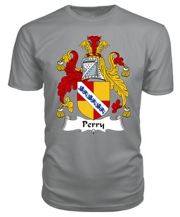 ScotsTee Perry Coat Of Arms Family Crest British Fleet T Shirt