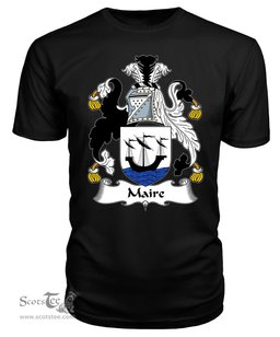 ScotsTee Maire or Mayre Coat Of Arms Family Crest British Fleet T Shirt