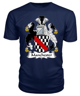 ScotsTee Manchester Coat Of Arms Family Crest British Fleet T Shirt