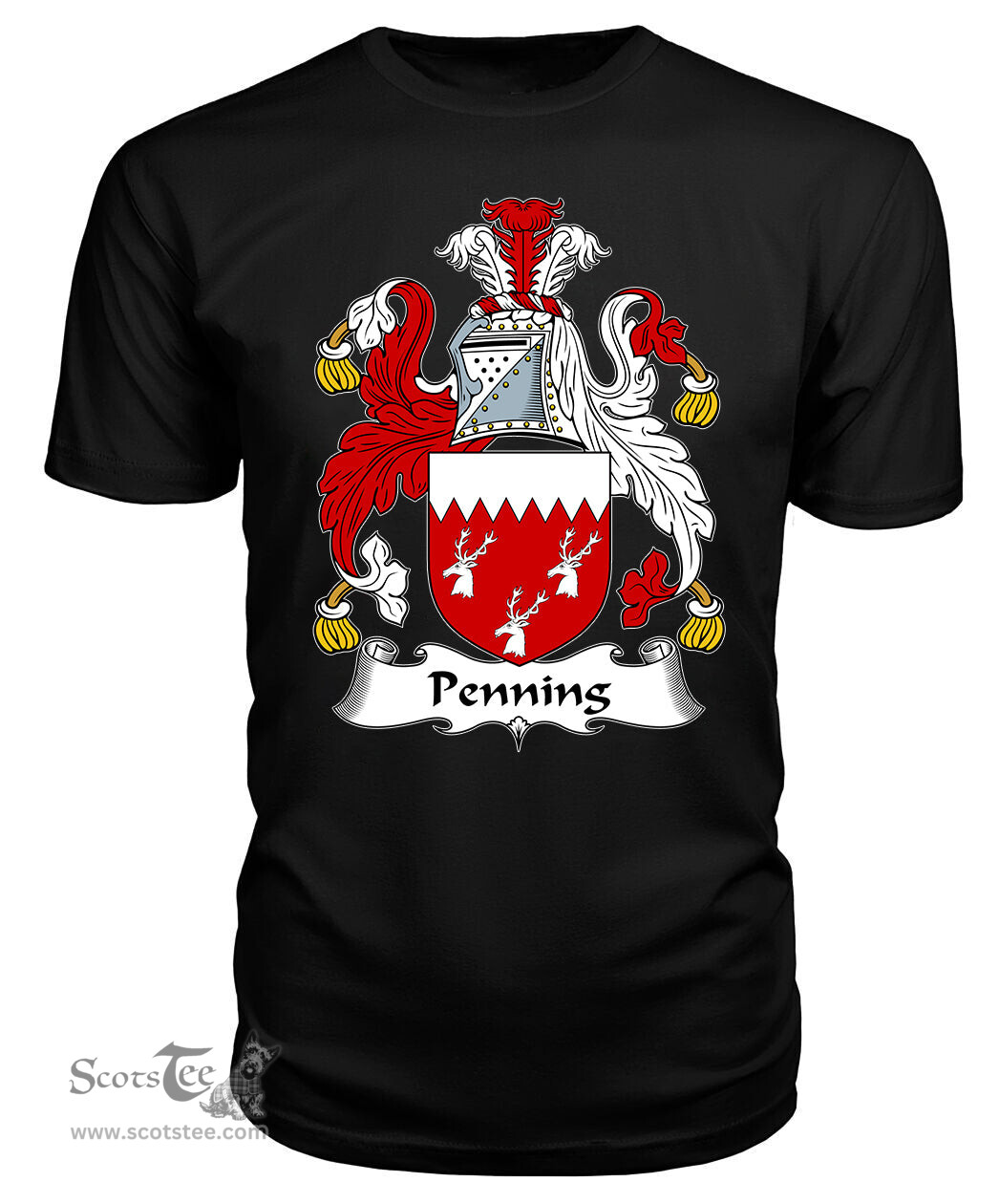 ScotsTee Penning Coat Of Arms Family Crest British Fleet T Shirt