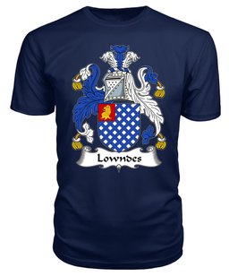ScotsTee Lowndes Coat Of Arms Family Crest British Fleet T Shirt