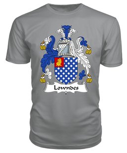 ScotsTee Lowndes Coat Of Arms Family Crest British Fleet T Shirt