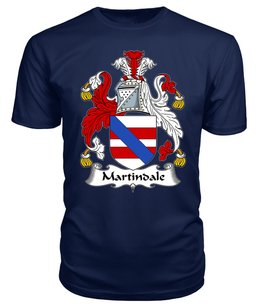 ScotsTee Martindale Coat Of Arms Family Crest British Fleet T Shirt