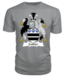 ScotsTee Luther Coat Of Arms Family Crest British Fleet T Shirt