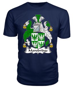 ScotsTee Mansbridge Coat Of Arms Family Crest British Fleet T Shirt