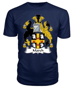 ScotsTee March Coat Of Arms Family Crest British Fleet T Shirt