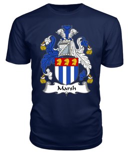 ScotsTee Marsh Coat Of Arms Family Crest British Fleet T Shirt