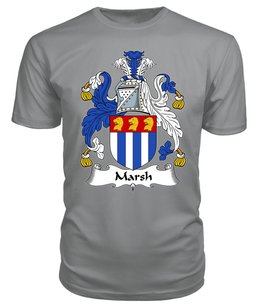 ScotsTee Marsh Coat Of Arms Family Crest British Fleet T Shirt