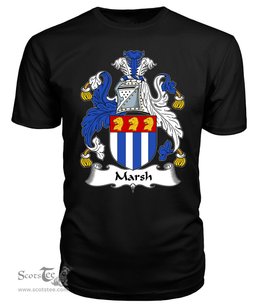 ScotsTee Marsh Coat Of Arms Family Crest British Fleet T Shirt
