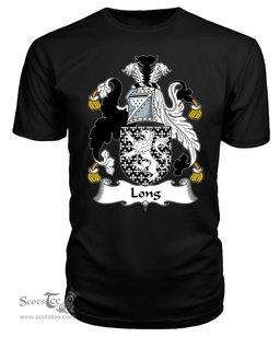 ScotsTee Long Coat Of Arms Family Crest British Fleet T Shirt
