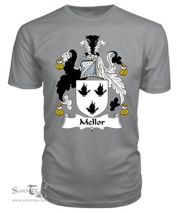 ScotsTee Mellor Coat Of Arms Family Crest British Fleet T Shirt